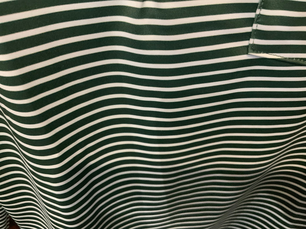 Banks-Performance Polo, Striped Baby Romper