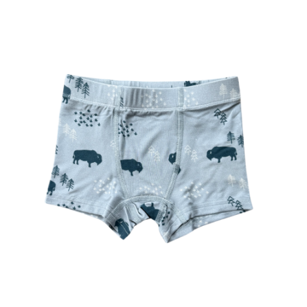 Baby Sprouts boys boxer briefs in premium bamboo jersey with elastic waistband