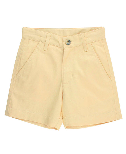 Sunny Khaki Lightweight Chino Shorts by RuggedButts with adjustable elastic waist
