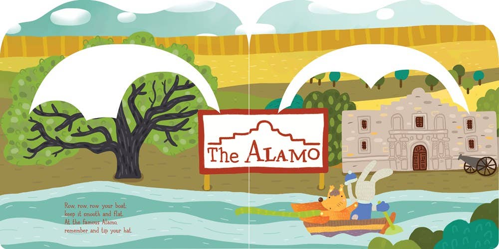 Row, Row, Row Your Boat in Texas - Kids' Book