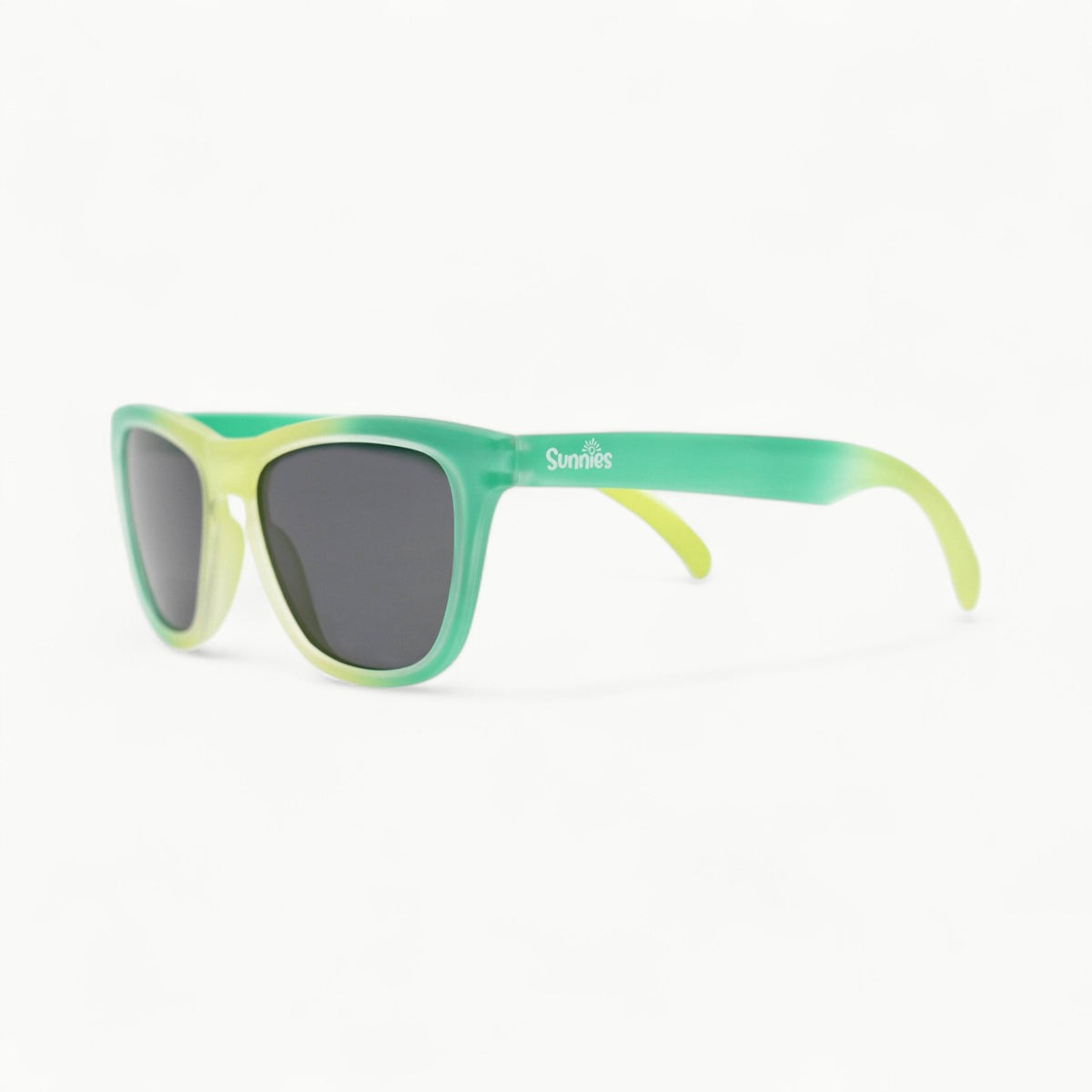 Seaweed Sprites sunglasses in green ombre with polarized lenses and anti-slip frames