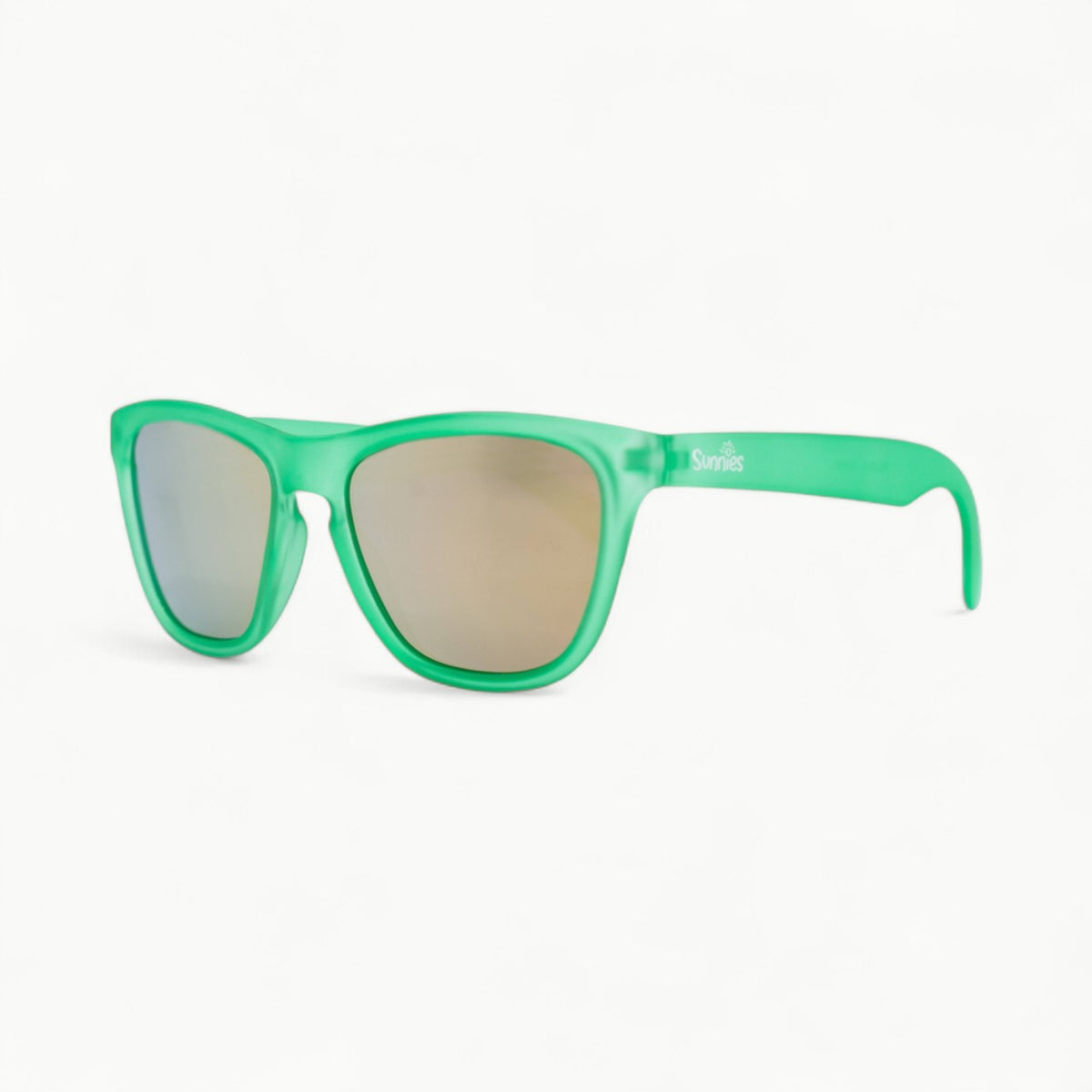 Littles – Later Gator sunglasses in vibrant green with polarized lenses and anti-slip frames for ages 1–4