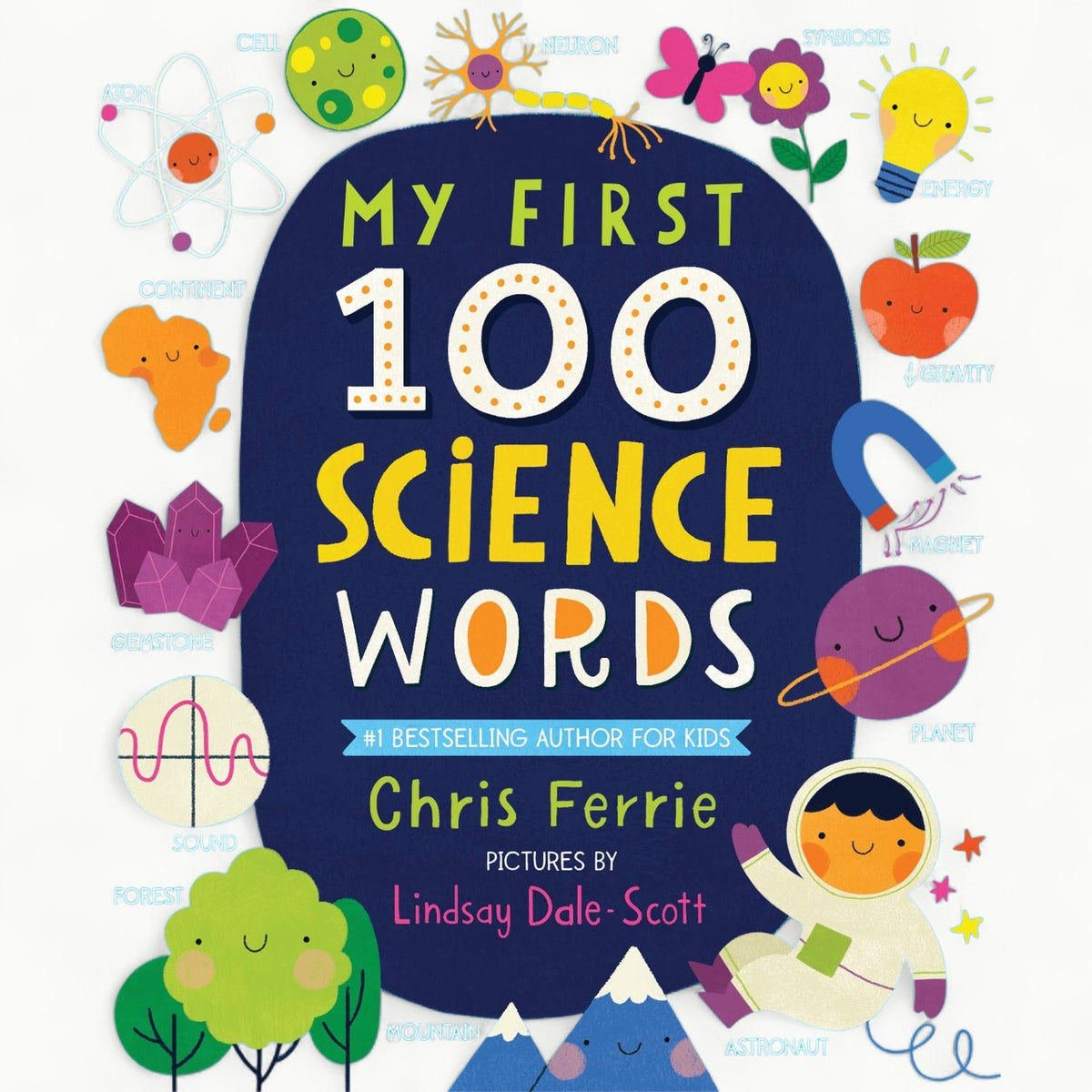 My First 100 Science Words padded board book by Sourcebooks, 24 pages for ages 0–4