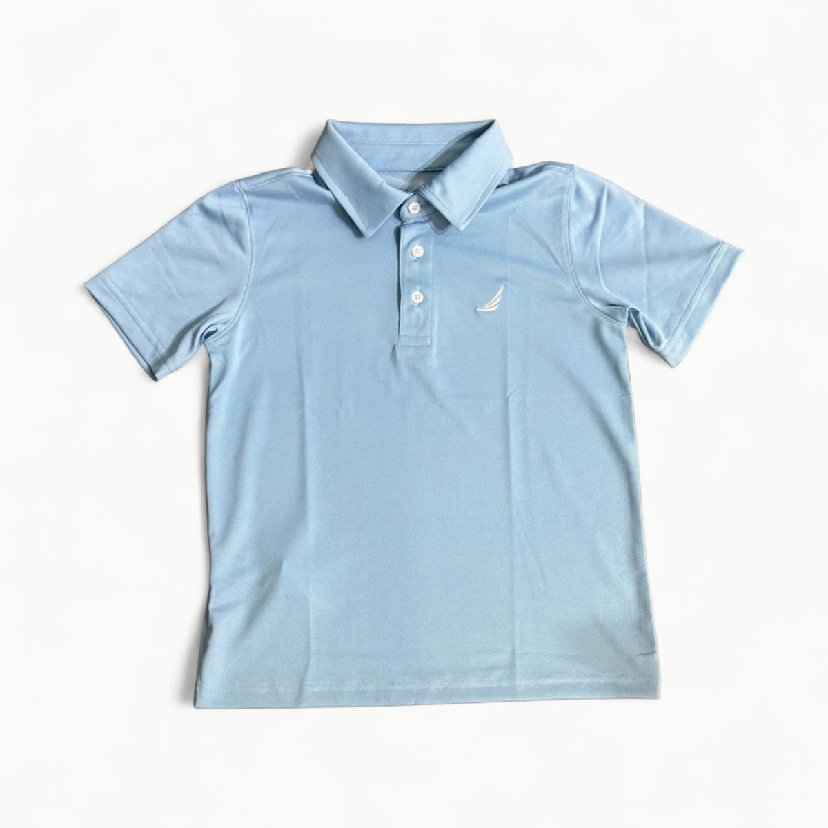 Miles SS Polo-Solid Light Blue