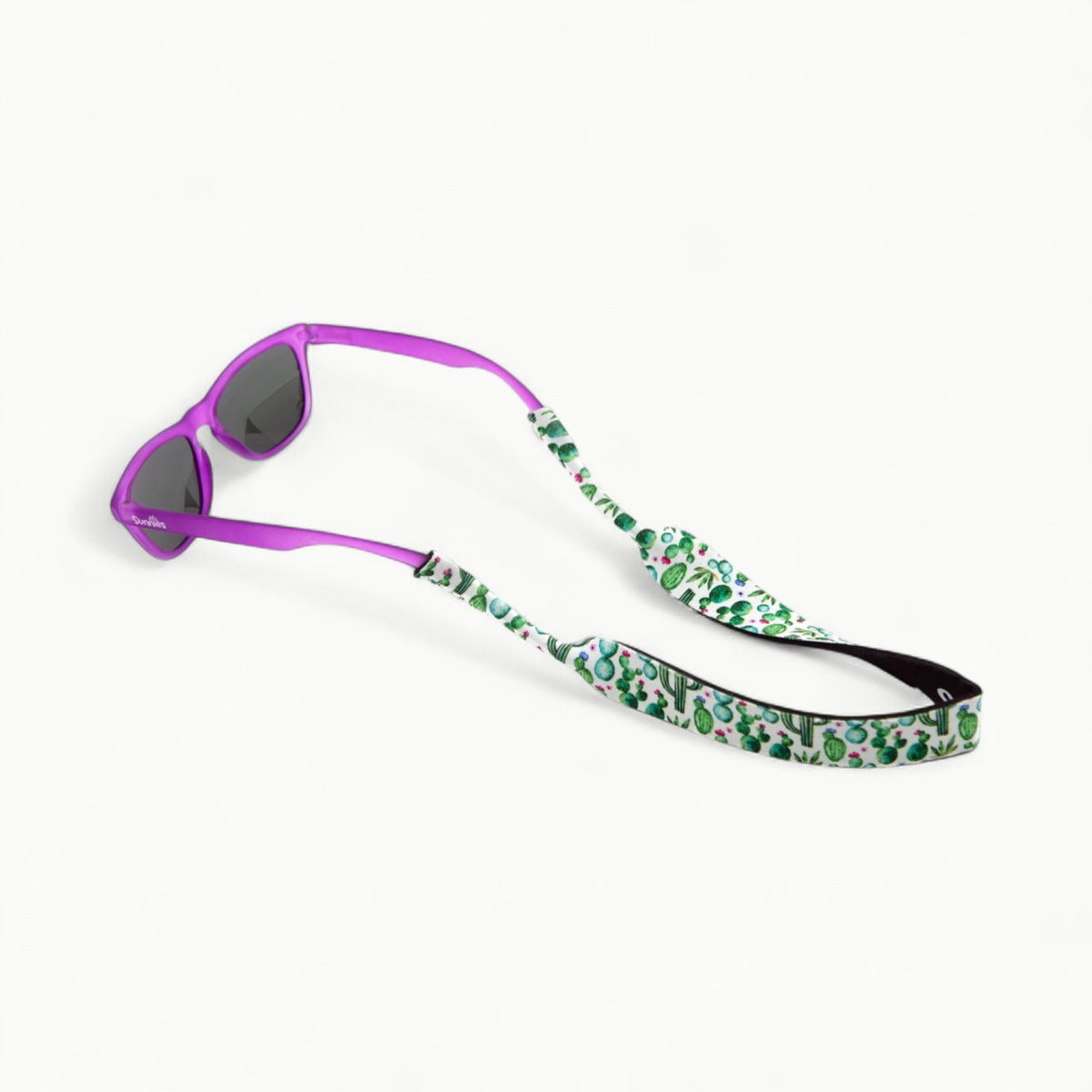 Cactus print neoprene sunglass strap by Sunnies Shades, 16.5 inches