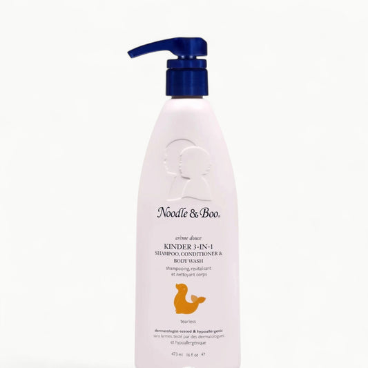 Noodle & Boo Kinder 3-in-1 Shampoo, Conditioner & Body Wash for sensitive skin