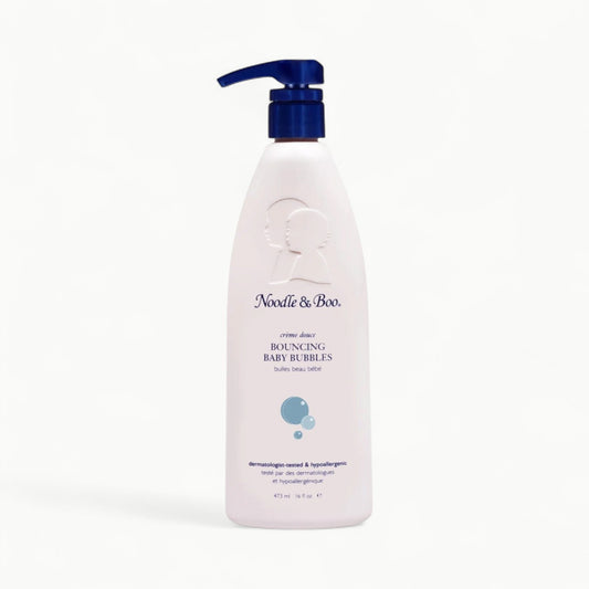 Bouncing Baby Bubbles by Noodle & Boo plant-based baby bath product