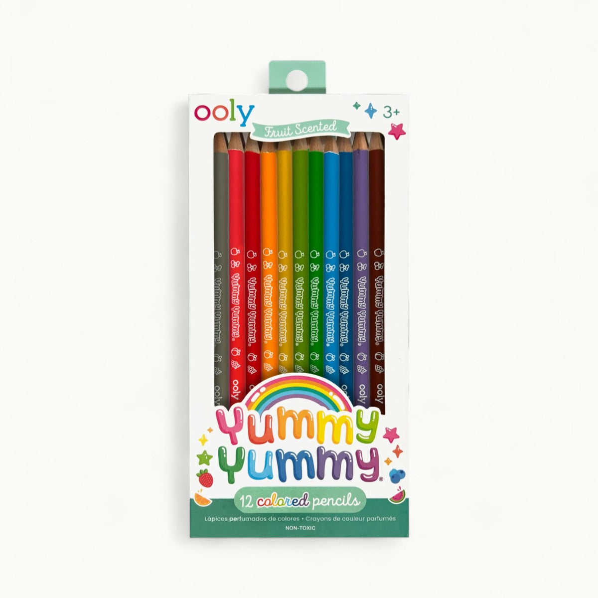 Ooly Yummy Colored Scented Pencils set of 12 pre-sharpened pencils with fruity scents