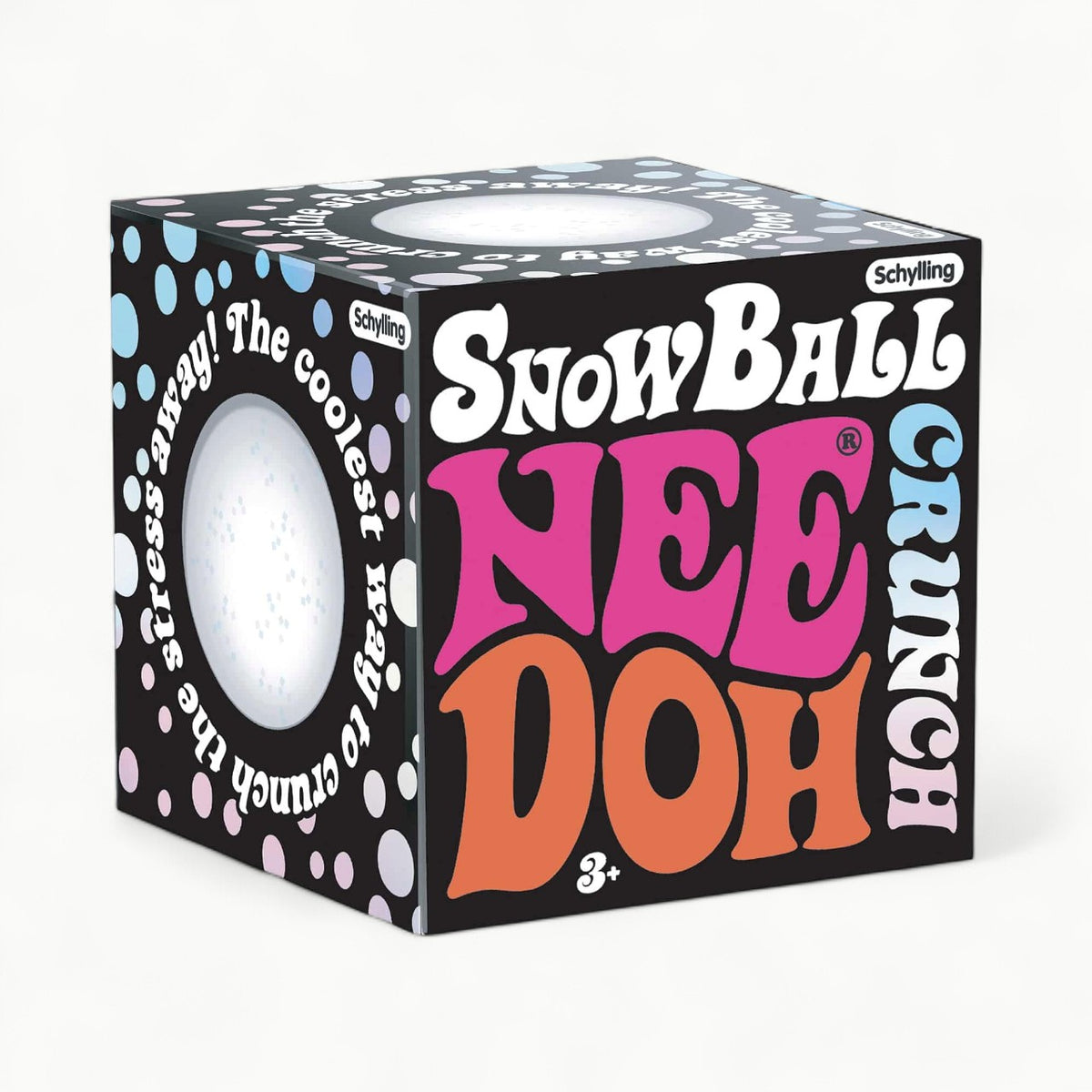 Snow Ball Crunch stress ball by Nee Doh, 2.5 inches, textured sensory fidget toy