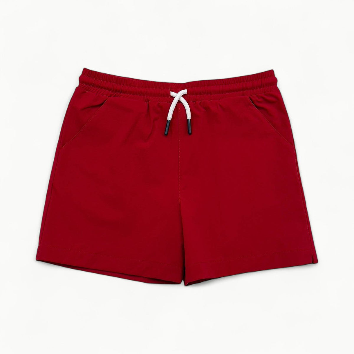 Red Topsail Performance Short by Saltwater Boys with UPF 50+ protection and 4-way stretch fabric