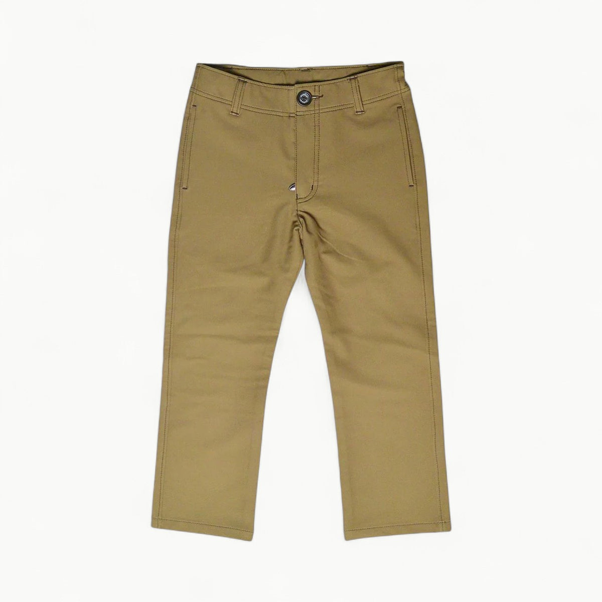 Blue Quail Khaki Pants in boot-cut silhouette with no-pleat design and side pockets