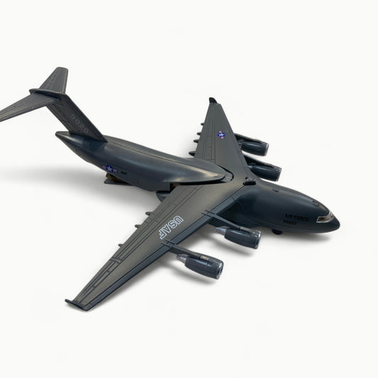 Daron pullback jet fighter and aircraft carrier toy set with light and sound features