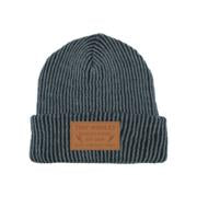 Roam Beanie in Dusty Blue and Black by Tiny Whales
