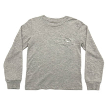 Load image into Gallery viewer, Saltwater Boys Company - Boys Christmas Ornament Deer Graphic Tee LS Grey
