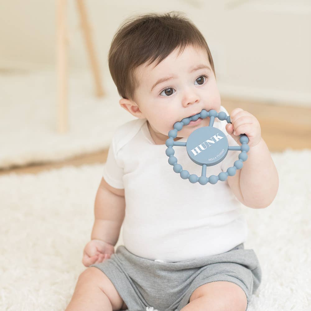 Happy Teether - Hunk Blue