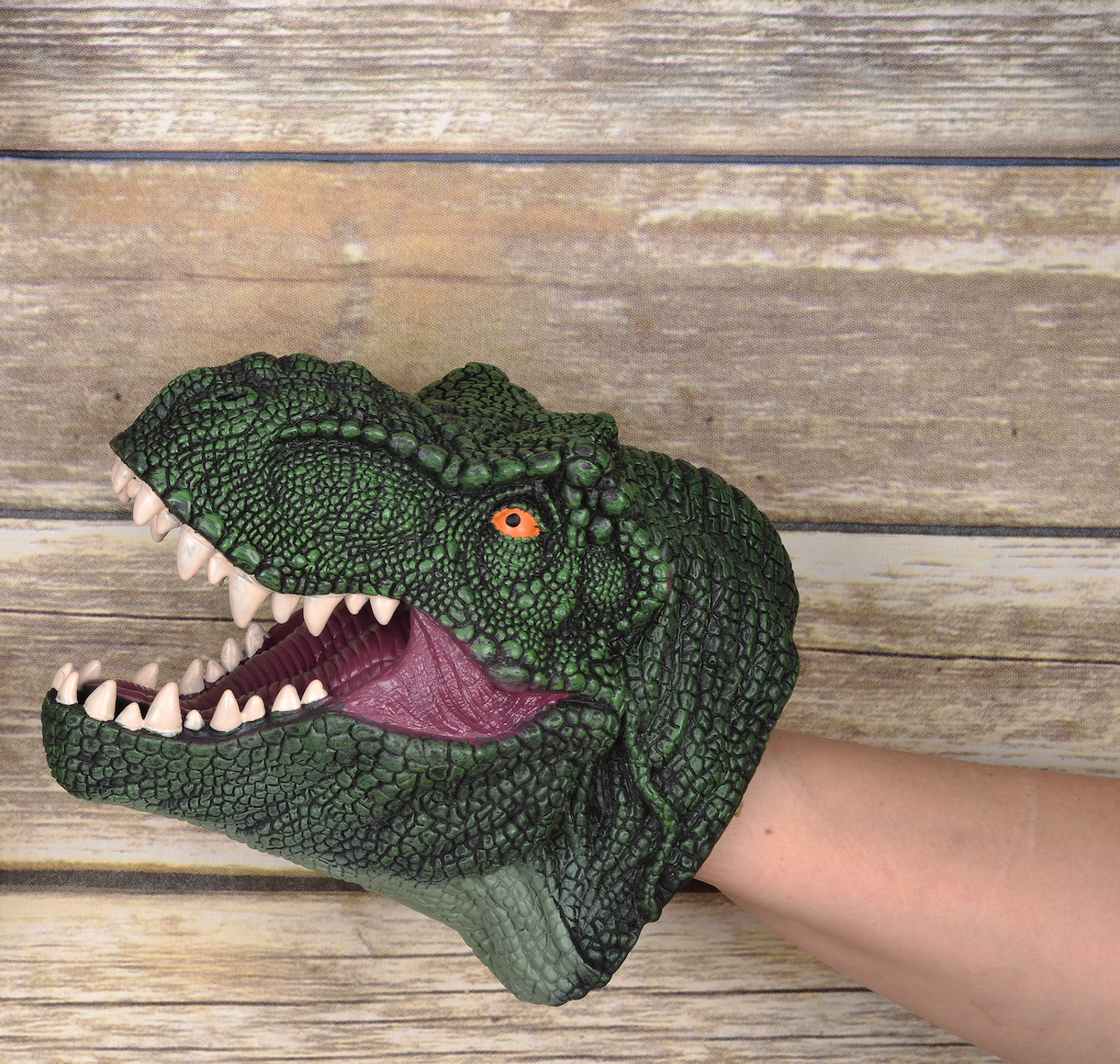 Realistic Dino Hand Puppet - T-Rex