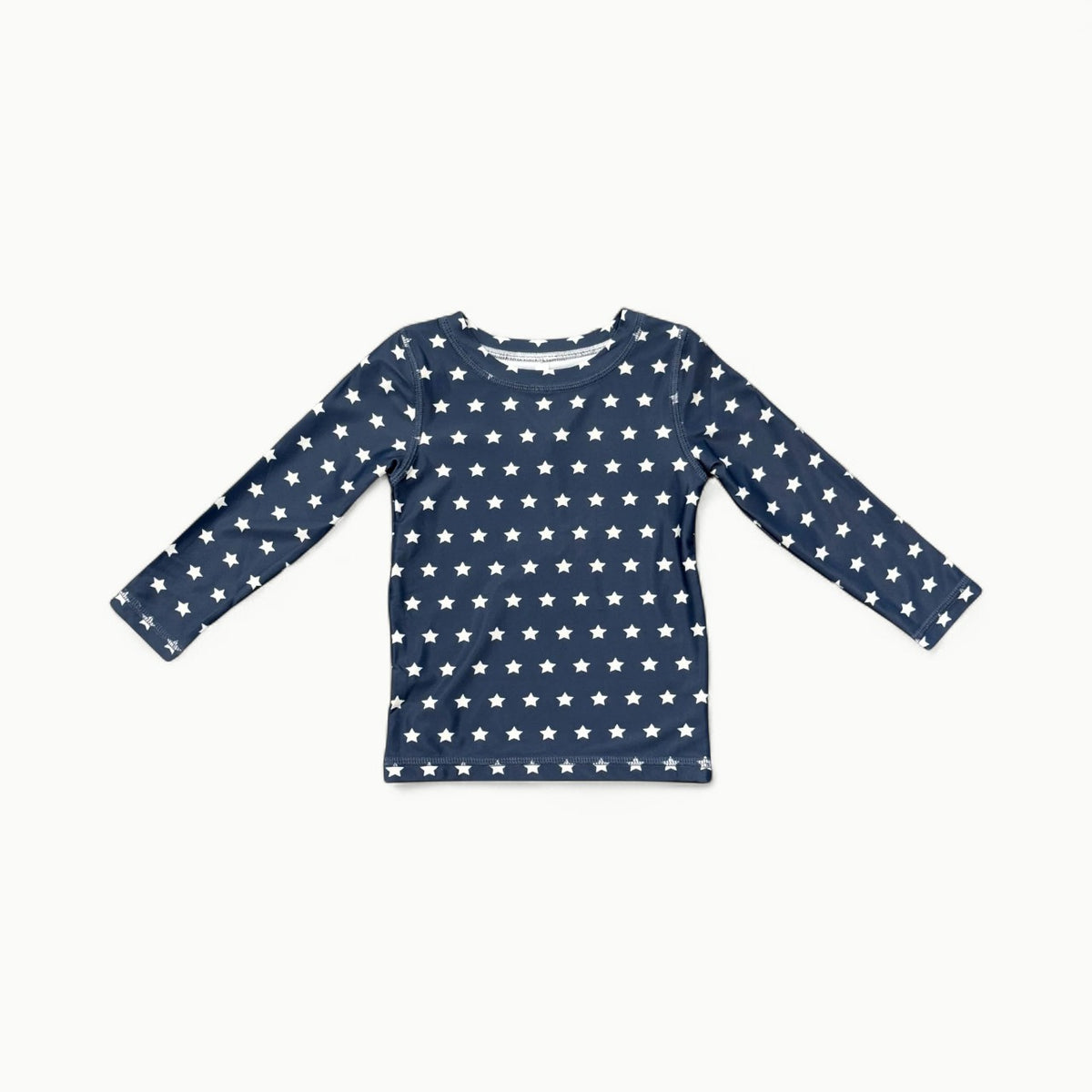 Long Sleeve Rash Guard Swim Shirt in refined print, UPF 50+ protection