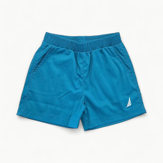 River-Performance Solid Teal Shorts