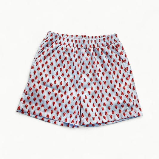 River-Performance Lobster Print Shorts