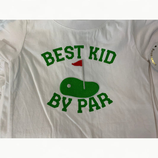 White short sleeve t-shirt with subtle patch detail by Sweet Wink