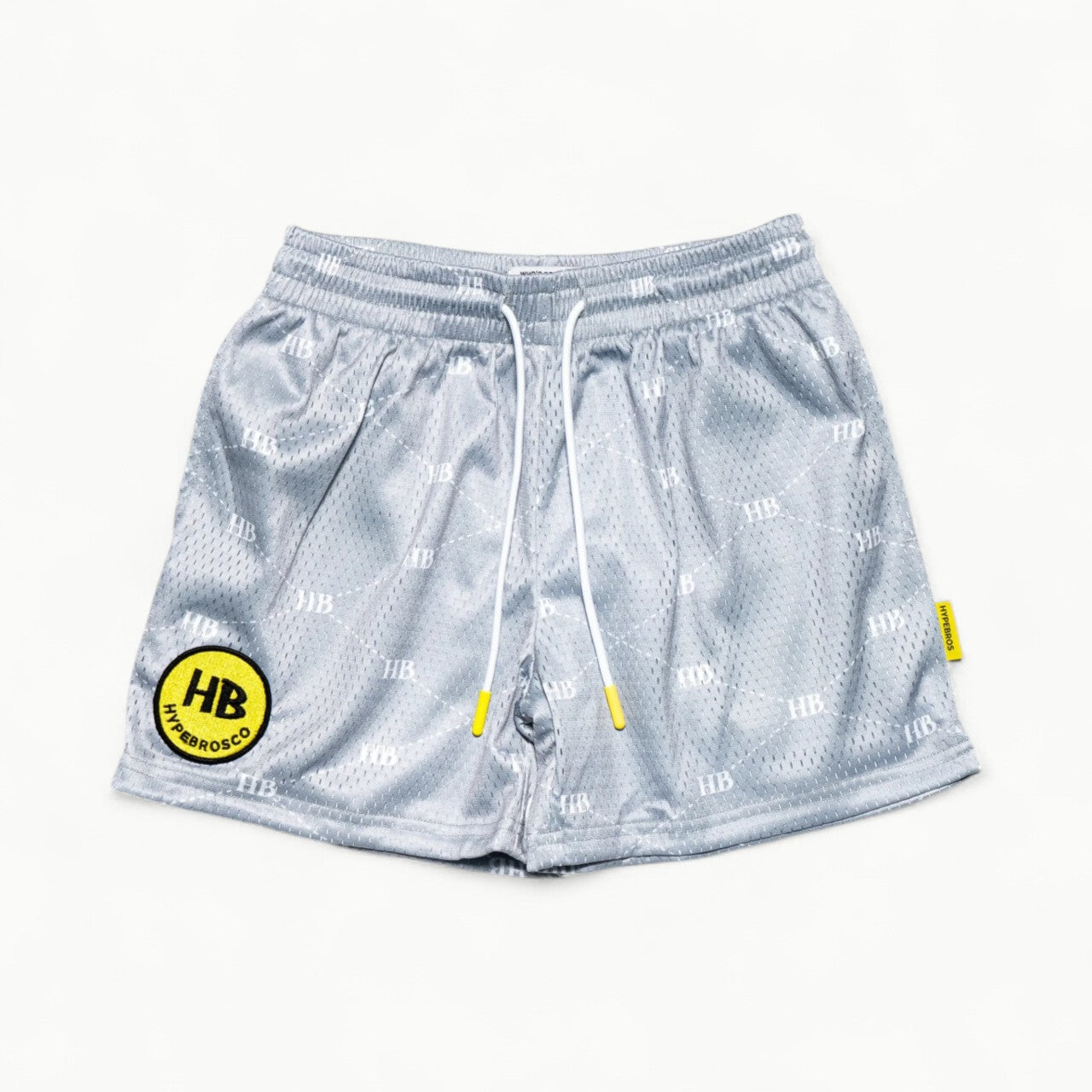 Hype MonoPop Short in breathable double-lined mesh with monogram print detail