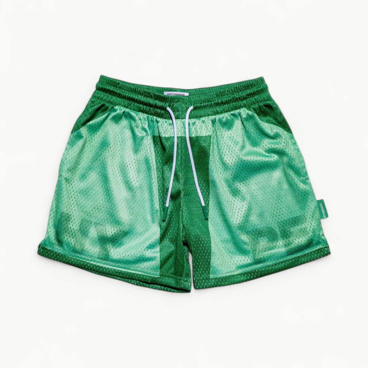 Lucky In Hype Short by Hype Bros in green with color blocking and Hype Bros logo detail