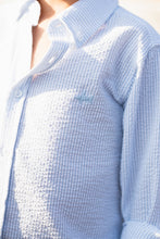 Load image into Gallery viewer, Carter Oxford Shirt - Seaside White Plaid
