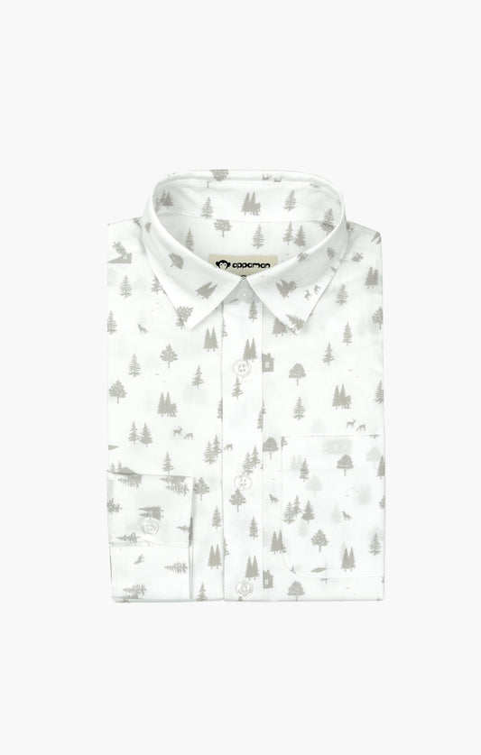 In The Wild Button Up Shirt by Appaman in soft 100% cotton with classic tailored construction