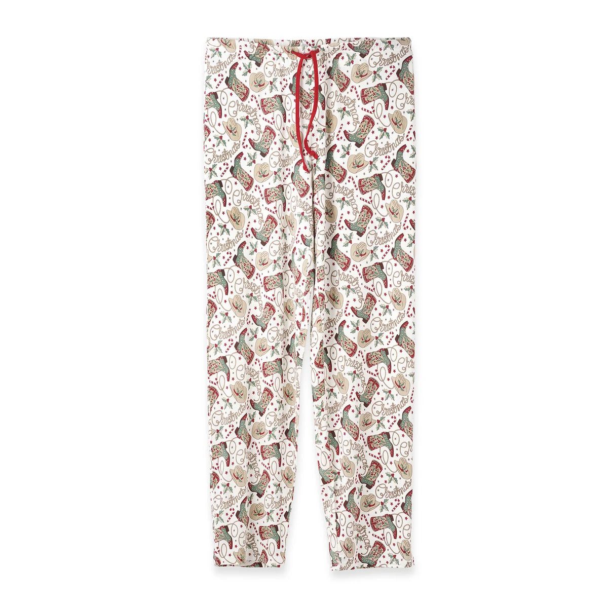 Adult Western Christmas Bamboo Pajama Pants