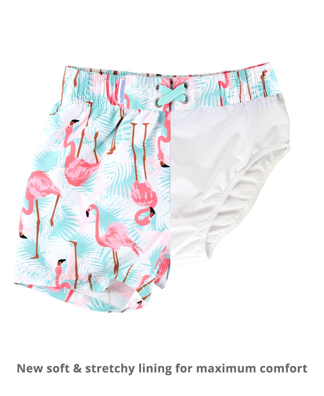 RuggedButts - Flamingo Swim Trunks