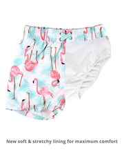 Load image into Gallery viewer, RuggedButts - Flamingo Swim Trunks
