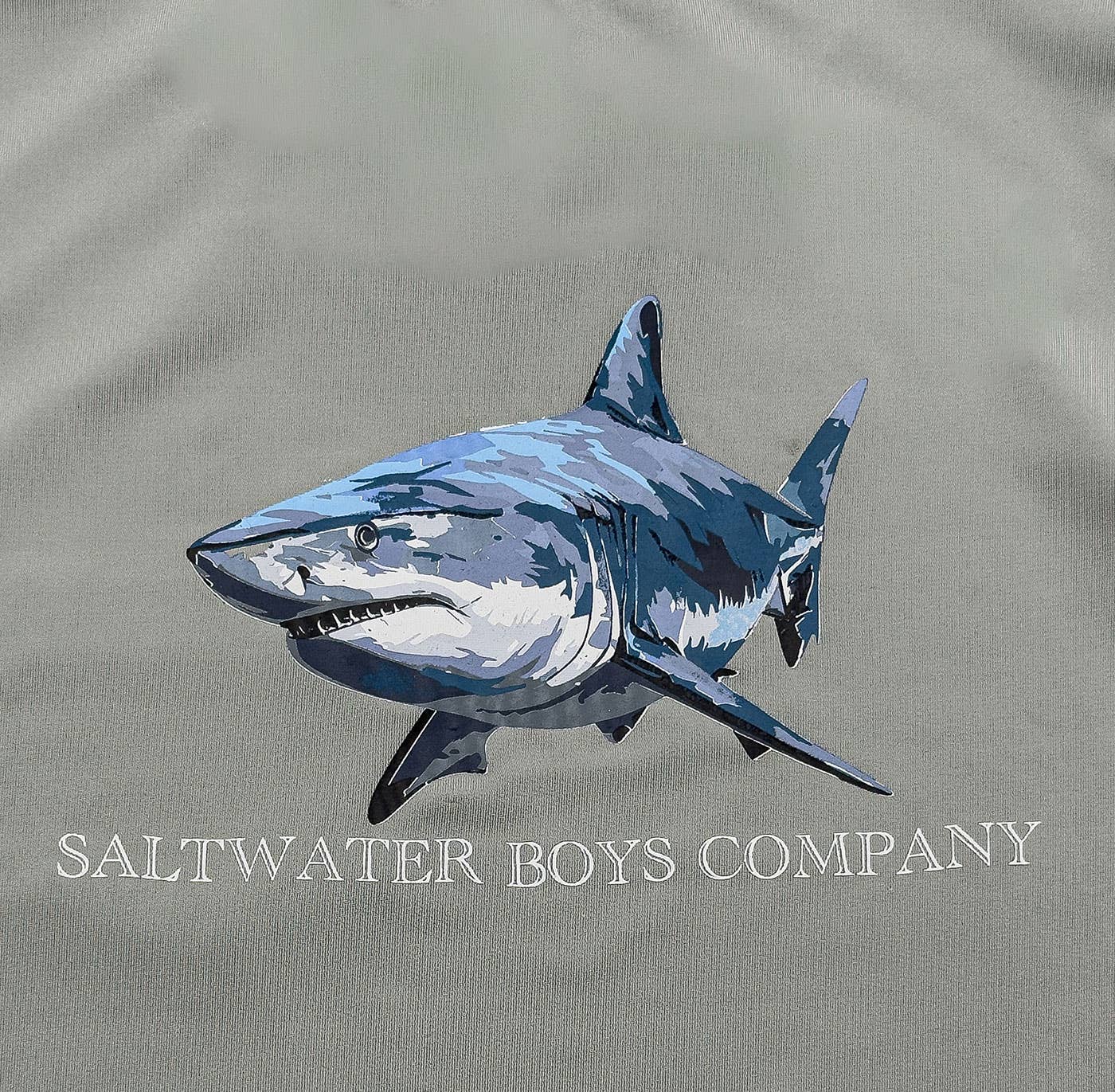 Boys Great White Performance Tee SS- Grey