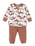 Western Spirit top and pants set by Tesa Babe in refined design
