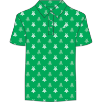 Miles Performance Polo - Green Turtles