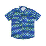 Blue Quail Men's Mahi Mahi fishing shirt in quick-dry polyester with UPF 50+ sun protection