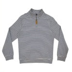 Saltwater Boys, Collins Quarter Zip-Blue Stripe