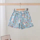 Nola Tawk Muslin Shorts in Let's Play Ball design, breathable lightweight fabric