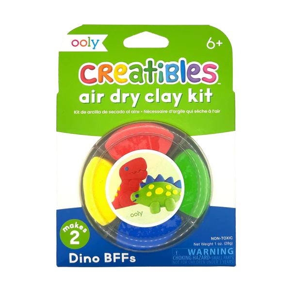Creatibles Air Dry Clay Kit by Ooly—refined sculpting set for young artists