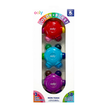 Load image into Gallery viewer, Color Burst: Grip Crayons, Set of 3-OOLY
