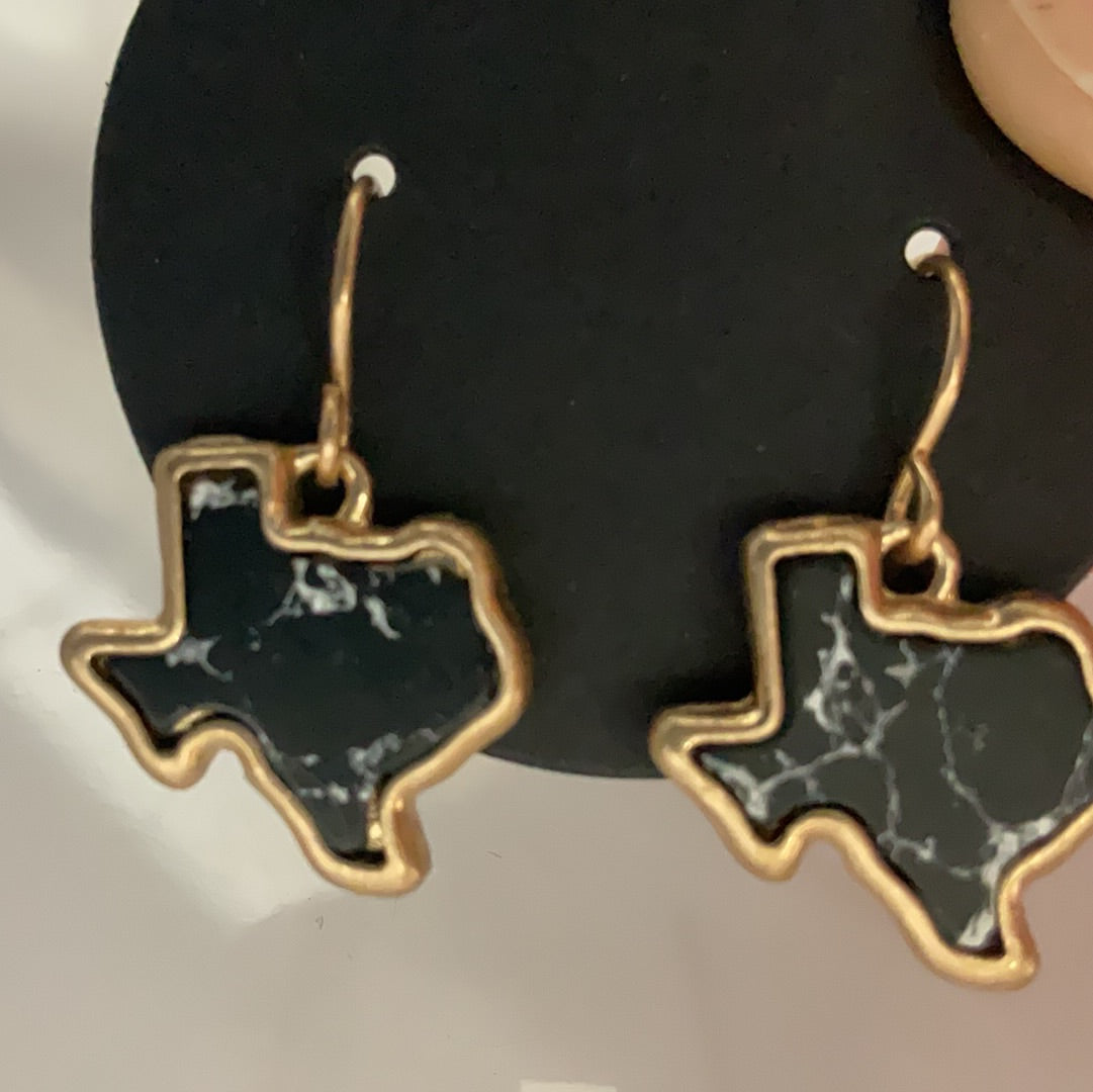 Texas dangle earrings