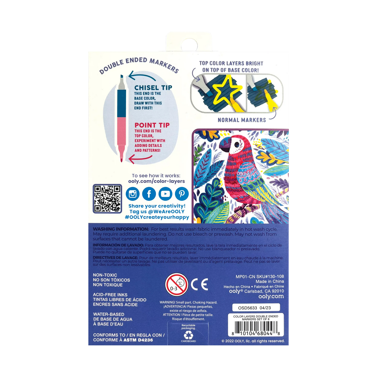 Color Layers Double Ended Layering Markers-OOLY