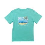 Beach Days short-sleeve graphic tee featuring ocean wave design by Saltwater Boys