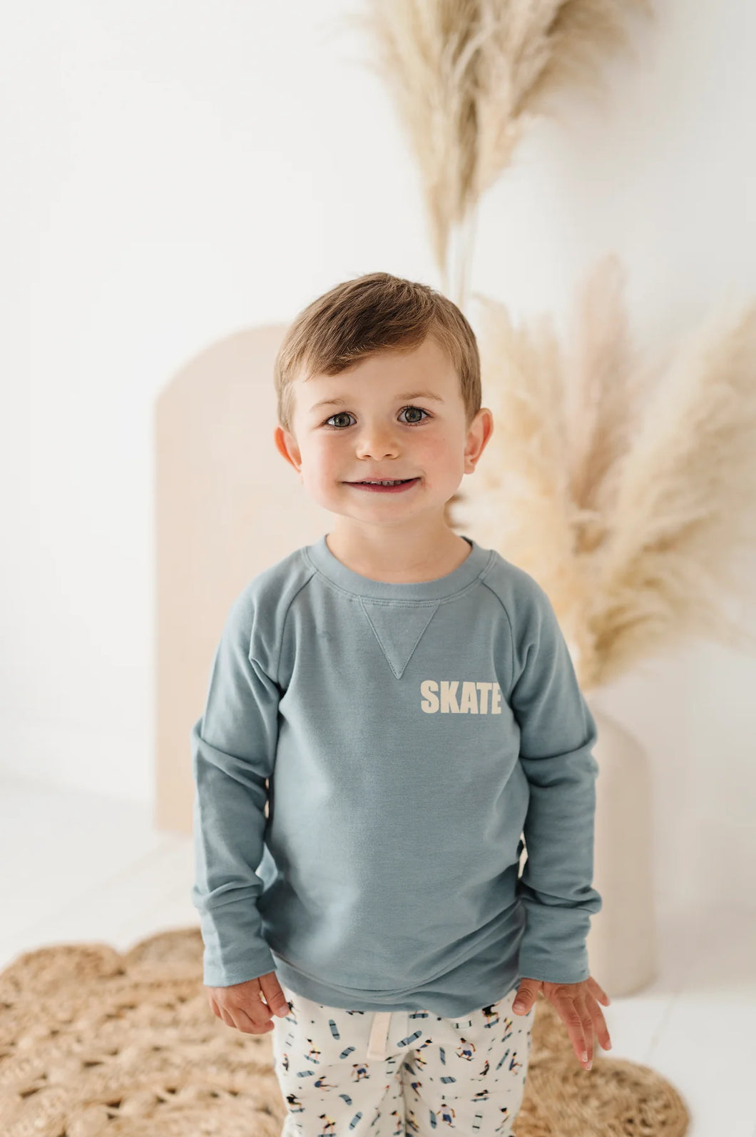 Baby Sprouts Raglan Sweatshirt Skate