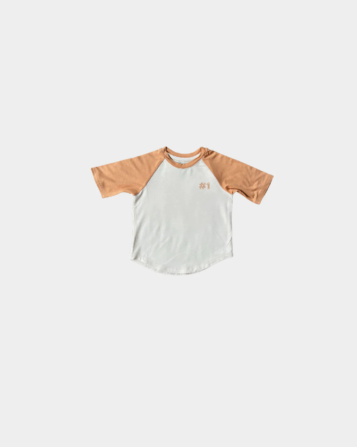 3/4 Sleeve Baseball Tee in bamboo jersey by Baby Sprouts, relaxed fit