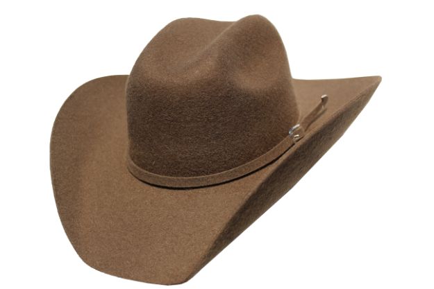 Brown wool Chihuahua Tejana cowboy hat by JR Palacios Enterprises