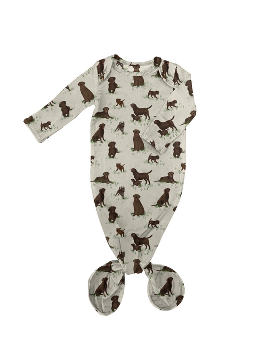 Knotted Infant Gown, Labs-Goosies