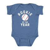 Rookie of the Year Short Sleeve Bodysuit in Indigo by Sweet Wink