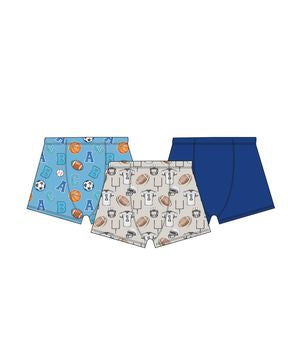 Andrew Boy's Brief Set by Lev Baby, boxed set of 3 tagless boxer briefs