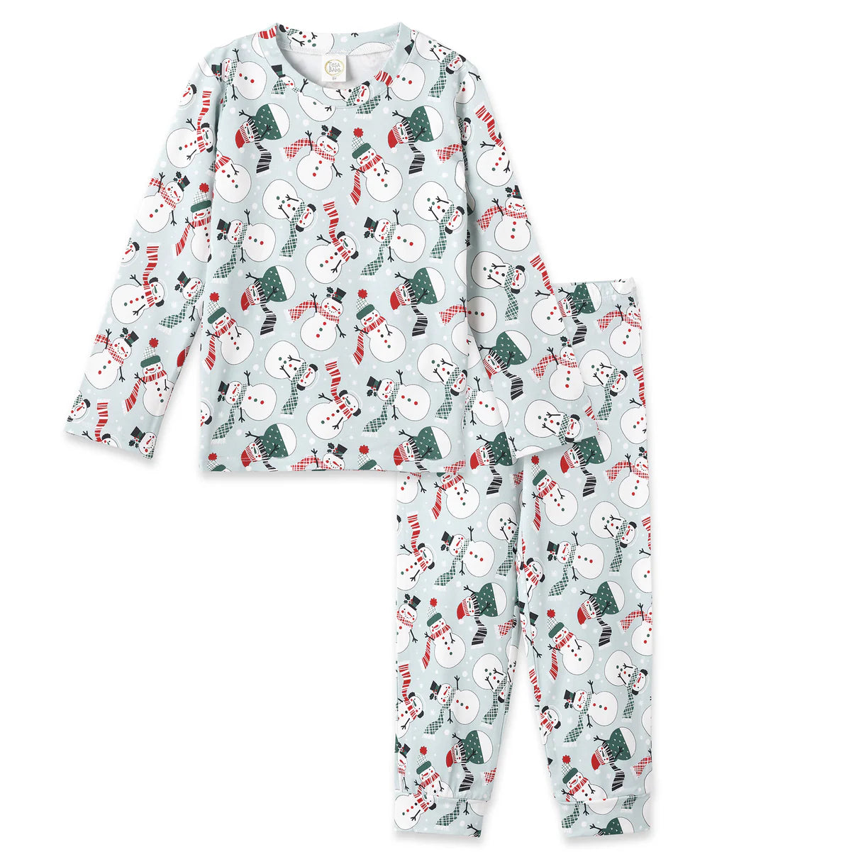 Frosty Two Piece Pajama Set by Tesa Babe in hypoallergenic bamboo