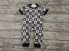 Load image into Gallery viewer, Western Checkerboard Button Up &amp; Romper-TwoCan/Wellington
